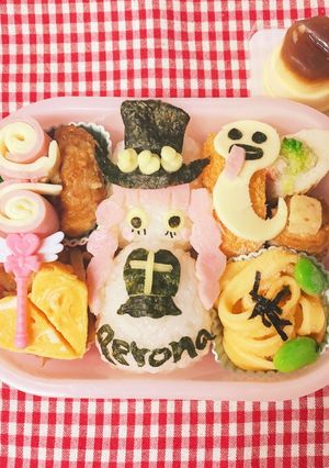 ワンピース　ペローナ　キャラ弁　デコ弁-レシピのメイン写真