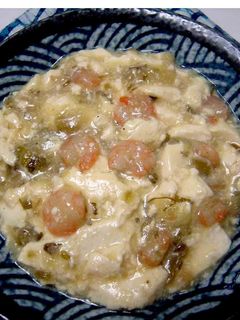 豆腐と海老の 高菜漬け炒め煮-レシピのメイン写真