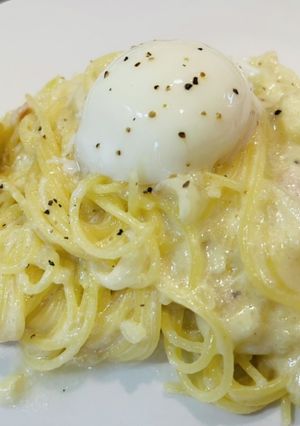 ほっくりマッシュポテトのカルボナーラ-レシピのメイン写真