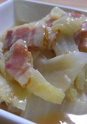 めーさんちの白菜とベーコンとろうま煮-レシピのメイン写真