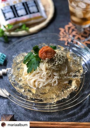 キラキラジュレの白石温麺-レシピのメイン写真