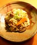 豪華カルビと春キャベツの炒め物・栄養満点