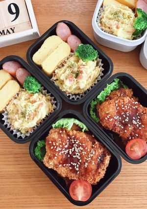 鶏胸肉のチキンカツ弁当 22/5.9-レシピのメイン写真