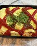 メスティンで作る　ふわふわオムライス