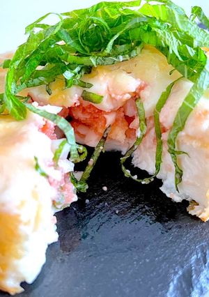 簡単！厚揚げチーズ明太子！-レシピのメイン写真