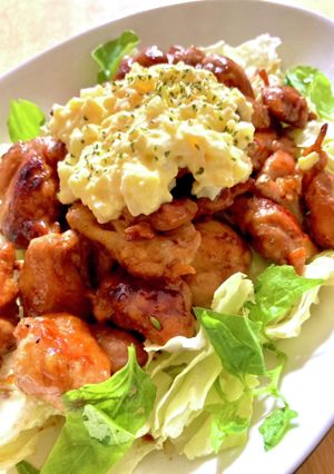照りチキキャベツのタルタルのせのせ-レシピのメイン写真