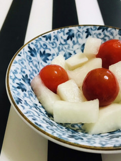 大根とトマトの白だし漬け 簡単もう一品-レシピのメイン写真