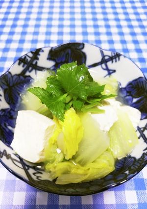 白菜と豆腐のサッと煮-レシピのメイン写真