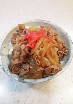 簡単に牛丼の具　お弁当にも-レシピのメイン写真