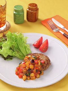 ラタトゥイユハンバーグ-レシピのメイン写真