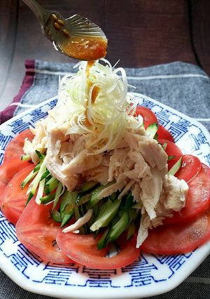 焼肉のたれde簡単バンバンジー-レシピのメイン写真