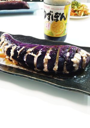 胡麻油香る茄子と豚肉のはさみ蒸し-レシピのメイン写真