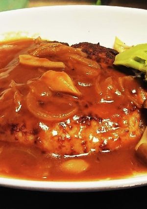 デミグラスハンバーグ-レシピのメイン写真