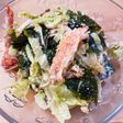 シャキシャキ!レタスわかめカニカマサラダ