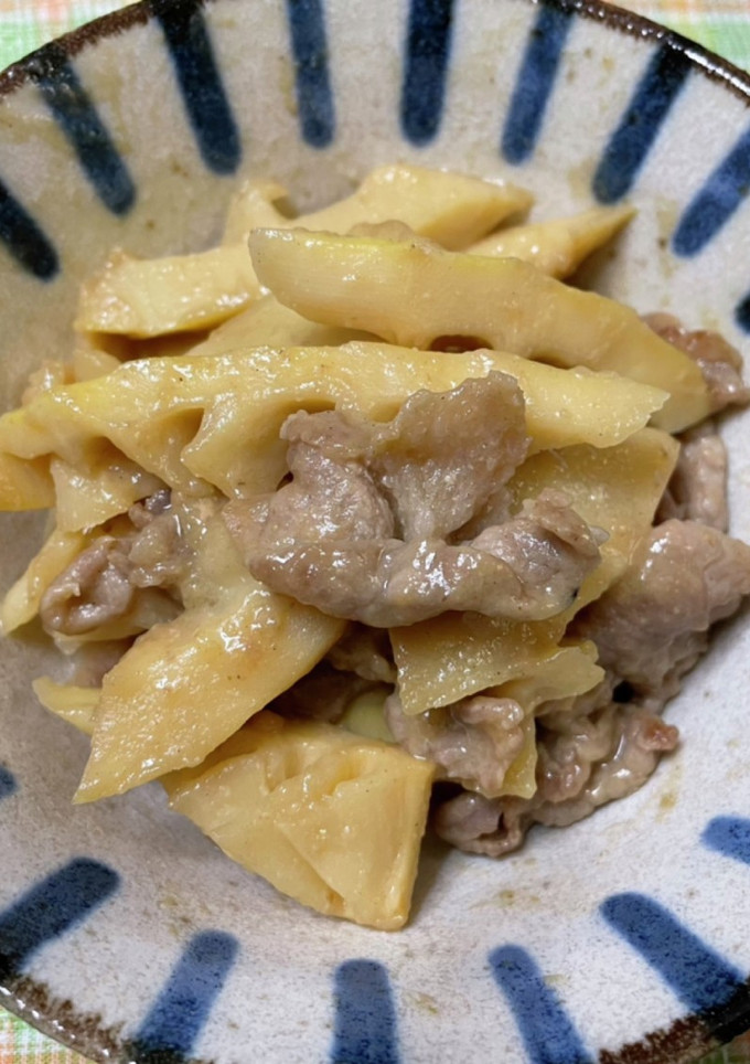 たけのこと豚肉の味噌炒め-レシピのメイン写真