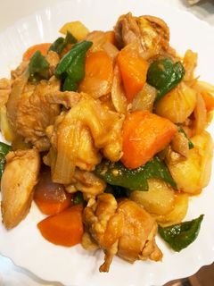 鳥もも肉と野菜のピリ辛炒め-レシピのメイン写真