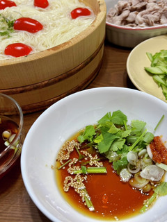 エスニック風そうめんつけダレ-レシピのメイン写真