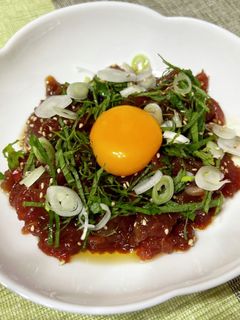 【濃厚仕立て】初鰹のユッケ-レシピのメイン写真