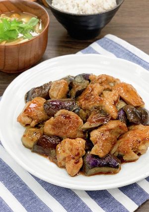 ナスと鶏肉の生姜照り焼き＊簡単夏おかず＊-レシピのメイン写真