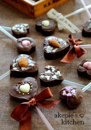 バレンタイン♥ハートのチョコスティック♥-レシピのメイン写真