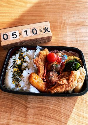 2022.5/10 中学生男子お弁当-レシピのメイン写真