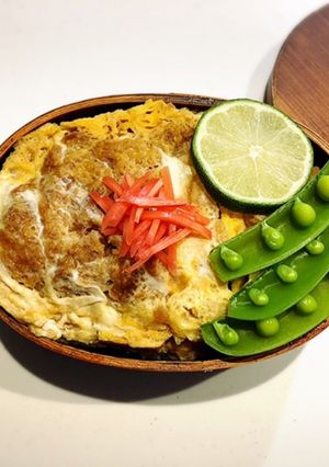 のっけ弁当2022.05.10カツ丼-レシピのメイン写真