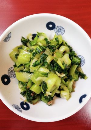 簡単!青梗菜炒め-レシピのメイン写真