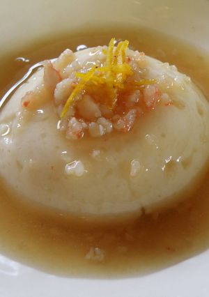 長芋豆腐のエビあんかけ-レシピのメイン写真