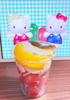弁当♡毎日の食卓♡プチトマトonピクルス-レシピのメイン写真