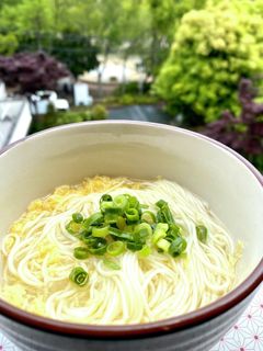 卵スープにゅうめん-レシピのメイン写真