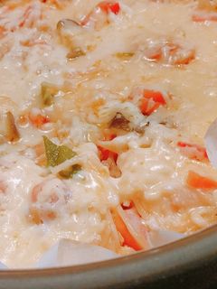 グリル鍋で!パスタパエリア-レシピのメイン写真