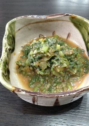 ウドの葉っぱ味噌-レシピのメイン写真