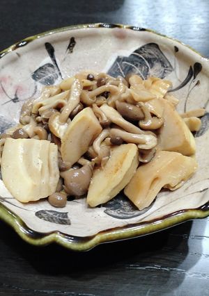 筍ときのこのバター炒め-レシピのメイン写真