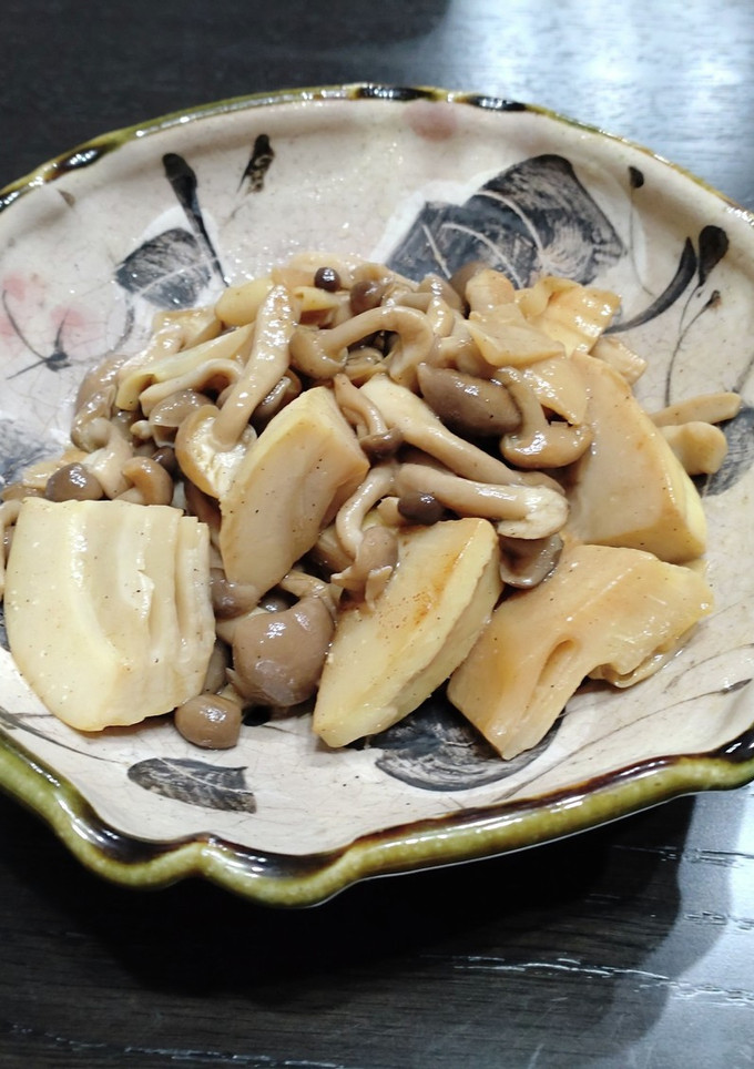 筍ときのこのバター炒め-レシピのメイン写真