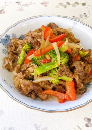 美味しく鉄分♪牛肉のオイスター炒め-レシピのメイン写真