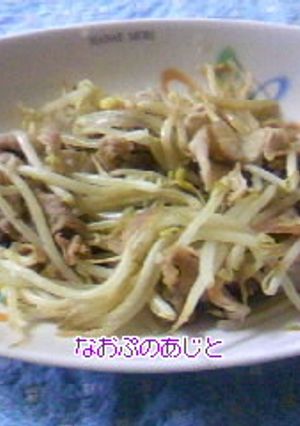 簡単！豚もやし炒め！-レシピのメイン写真
