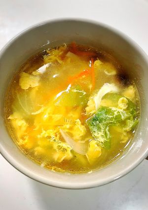 レタスの卵スープ-レシピのメイン写真