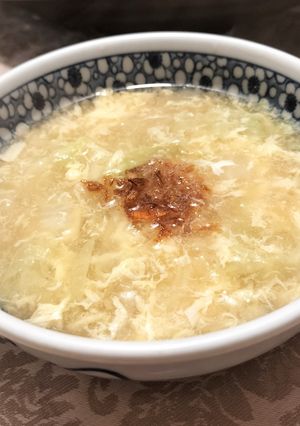 白菜とふわふわ玉子の中華スープ-レシピのメイン写真