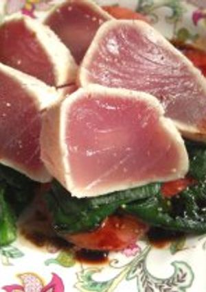 ヘルシー★あぶりマグロのバルサミコソース-レシピのメイン写真