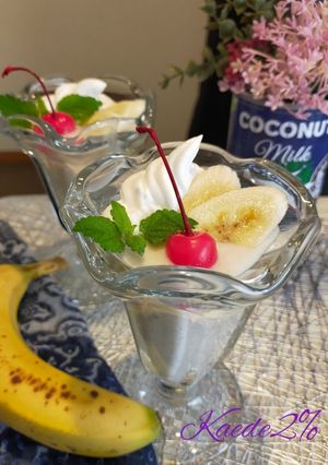 ココナッツミルクバナナスムージー-レシピのメイン写真