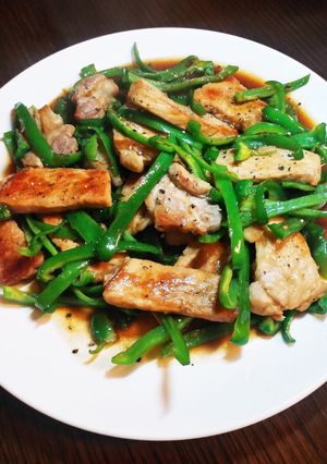 豚肉とピーマンのオイスターソース炒め-レシピのメイン写真