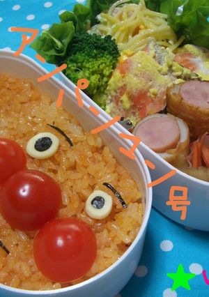 ★アンパンマン号(≖益≖)♡キャラ弁★-レシピのメイン写真