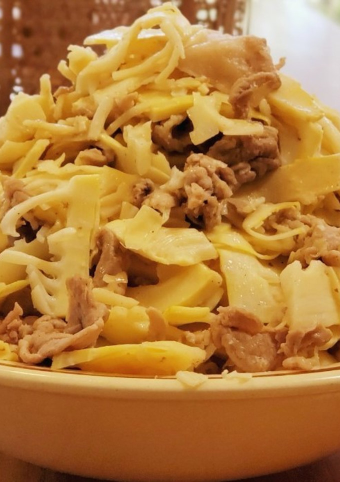 たけのこと豚肉の炒め物-レシピのメイン写真