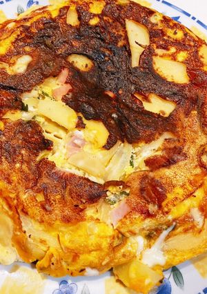 チーズが美味しい♡スパニッシュオムレツ-レシピのメイン写真