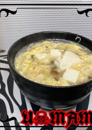 ヘルシー かに玉中華スープ-レシピのメイン写真