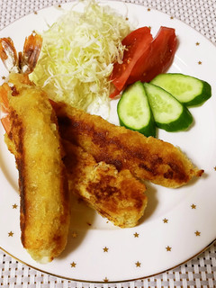揚げ焼きで簡単♫プリプリなエビフライ-レシピのメイン写真