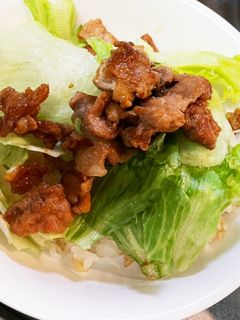 豚こまガーリック丼-レシピのメイン写真