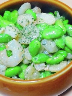 簡単やみつき海老と枝豆のガーリック焼き☆-レシピのメイン写真