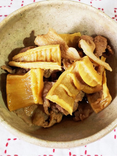 乾燥タケノコの豚肉煮-レシピのメイン写真