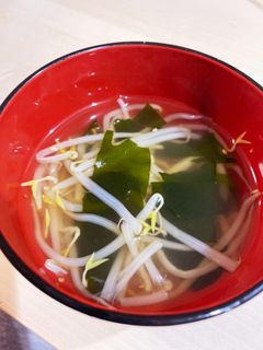 もやしとわかめのスープ-レシピのメイン写真